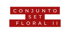 CONJUNTO set floral ii