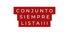 CONJUNTO SIEMPRE LISTAIII